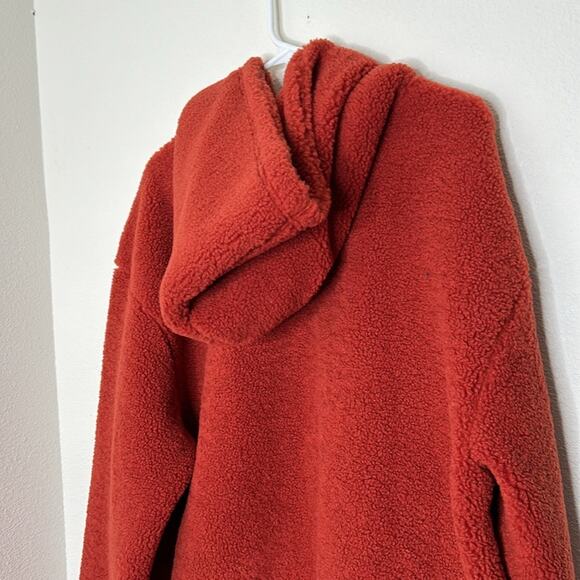 Target Men's Regular Fit Hooded Zip-Up Sweatshirt - Original Use Size XL Orange - Picture 7 of 10